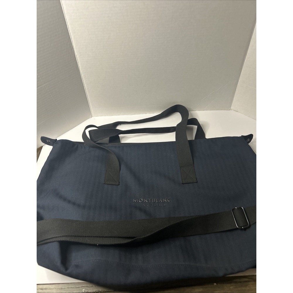 MONTBLANC Duffle Weekender Travel Bag Zipper Broken Please Read Description